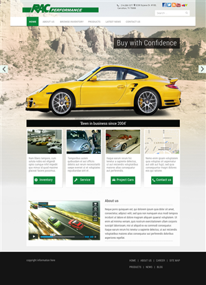 Web Design by Da Miracle for this project | Design: #3824678