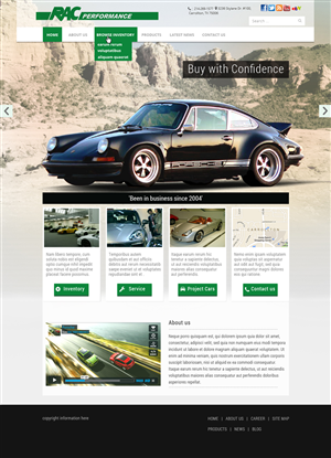 Web Design by Da Miracle for this project | Design: #3824706