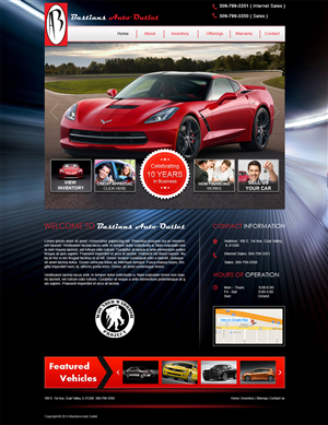 Bastian''s #2857 - Homepage Design | Web Design par Desire Design Solutions