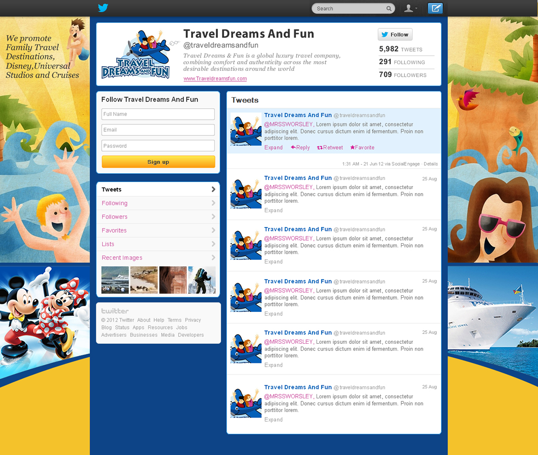Twitter Design by Sbss for this project | Design #1005387