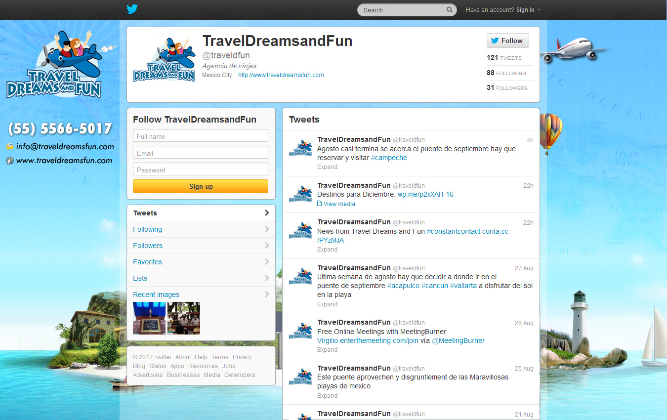 Twitter Design by Web Skippers for this project | Design #1005476