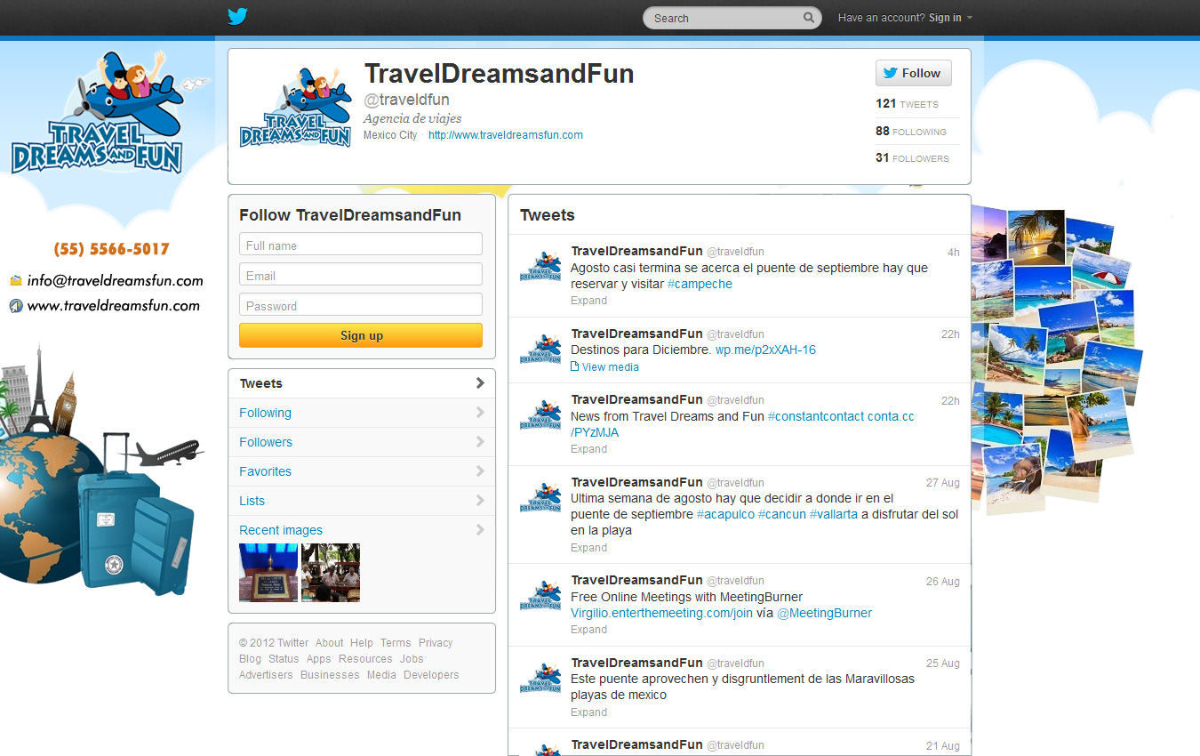 Twitter Design by Web Skippers for this project | Design #1005561