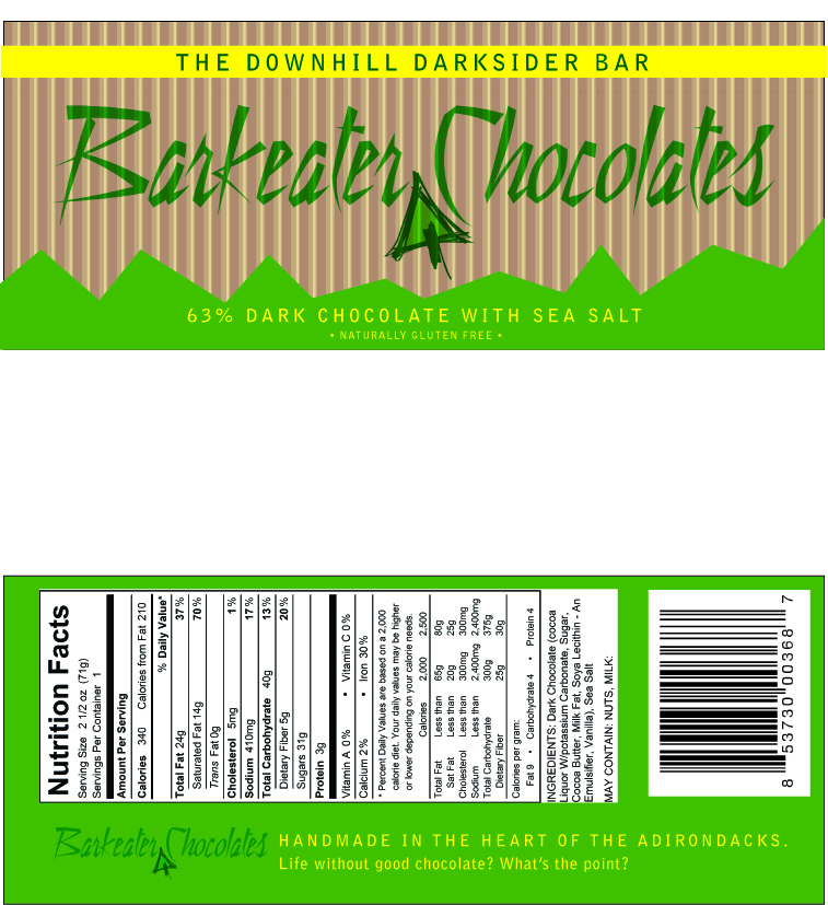 Packaging Design by Tammy for Barkeater Chocolates | Design #1102025