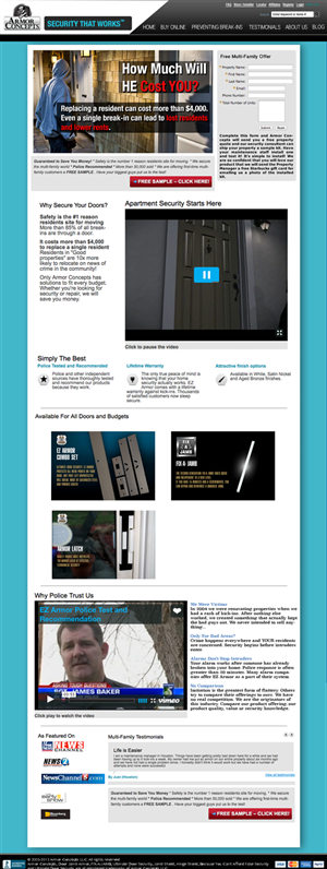 Web Design by Jack Viz for Armor Concepts | Design: #3842174