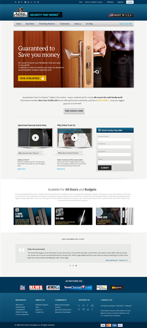 Web Design by OM for Armor Concepts | Design: #3832067