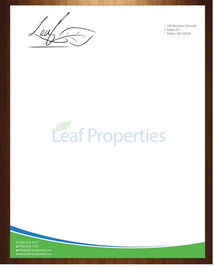 Letterhead Design by Sbss for this project | Design #1016868
