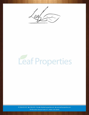 Letterhead Design by Sbss for this project | Design: #1016870