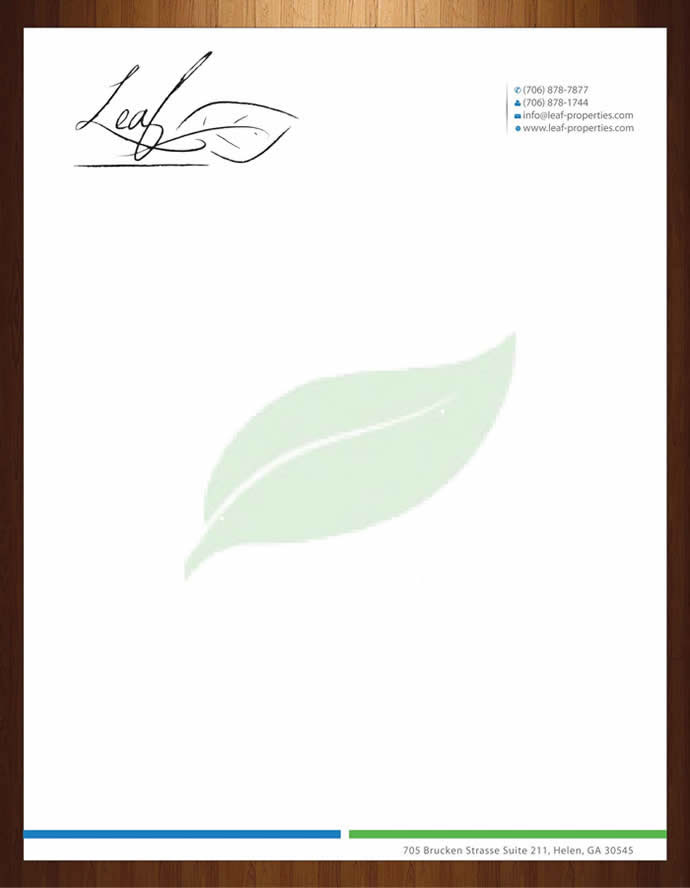 Letterhead Design by Sbss for this project | Design #1016874
