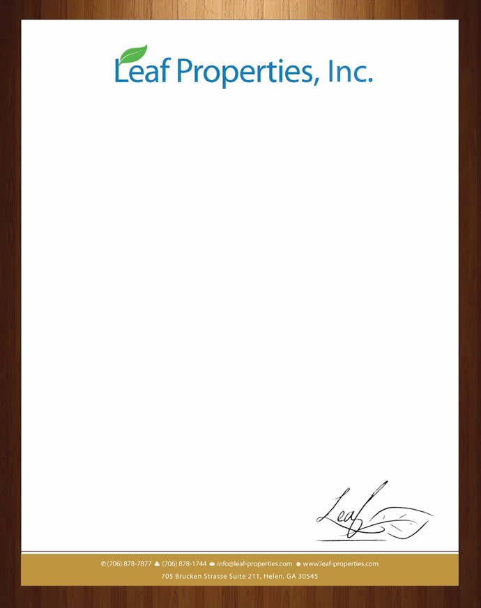 Letterhead Design by Sbss for this project | Design #1020158