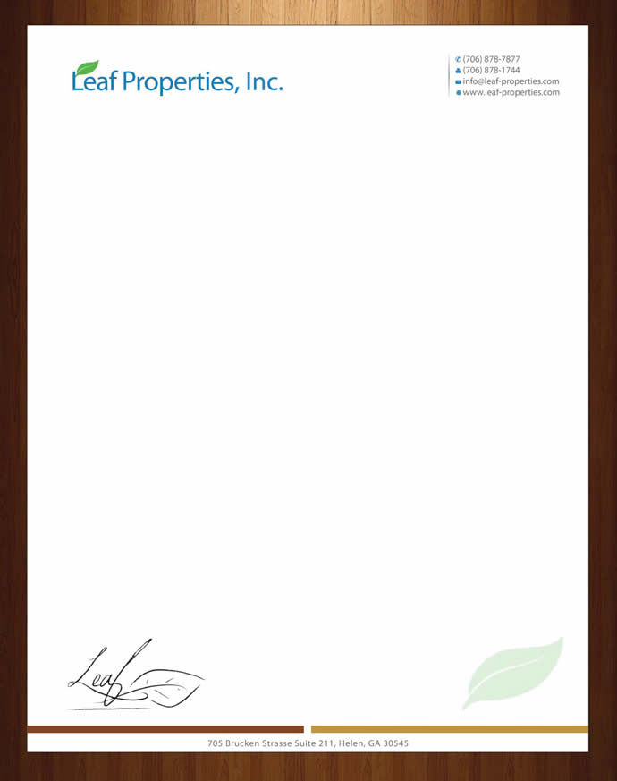 Letterhead Design by Sbss for this project | Design #1020159