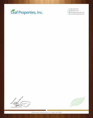 Letterhead Design by Sbss for this project | Design: #1020159