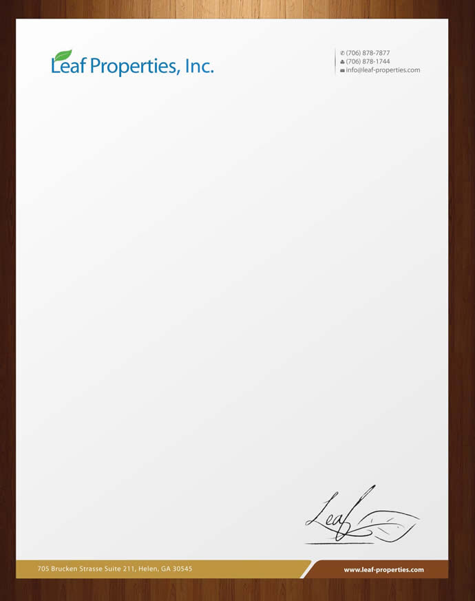 Letterhead Design by Sbss for this project | Design #1020160