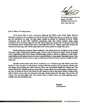 Letterhead Design by meg for this project | Design: #1016810