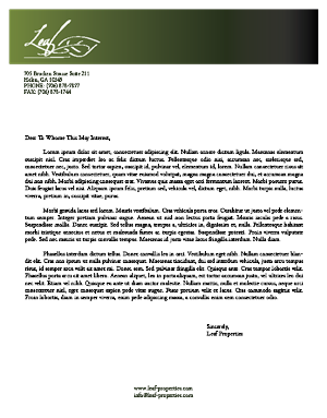 Letterhead Design by meg for this project | Design: #1016812