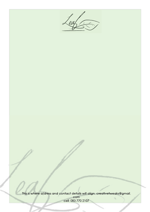 Letterhead Design by Creative Tweaks 