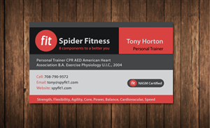 Personal Training  | Business Card Design by meet007
