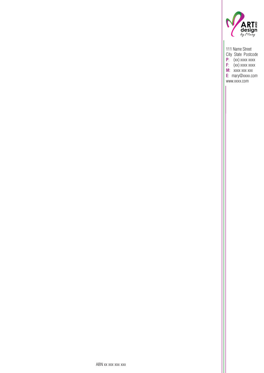 Schreibwaren-Design von echidna für Art and Design by Mary | Design #3824929