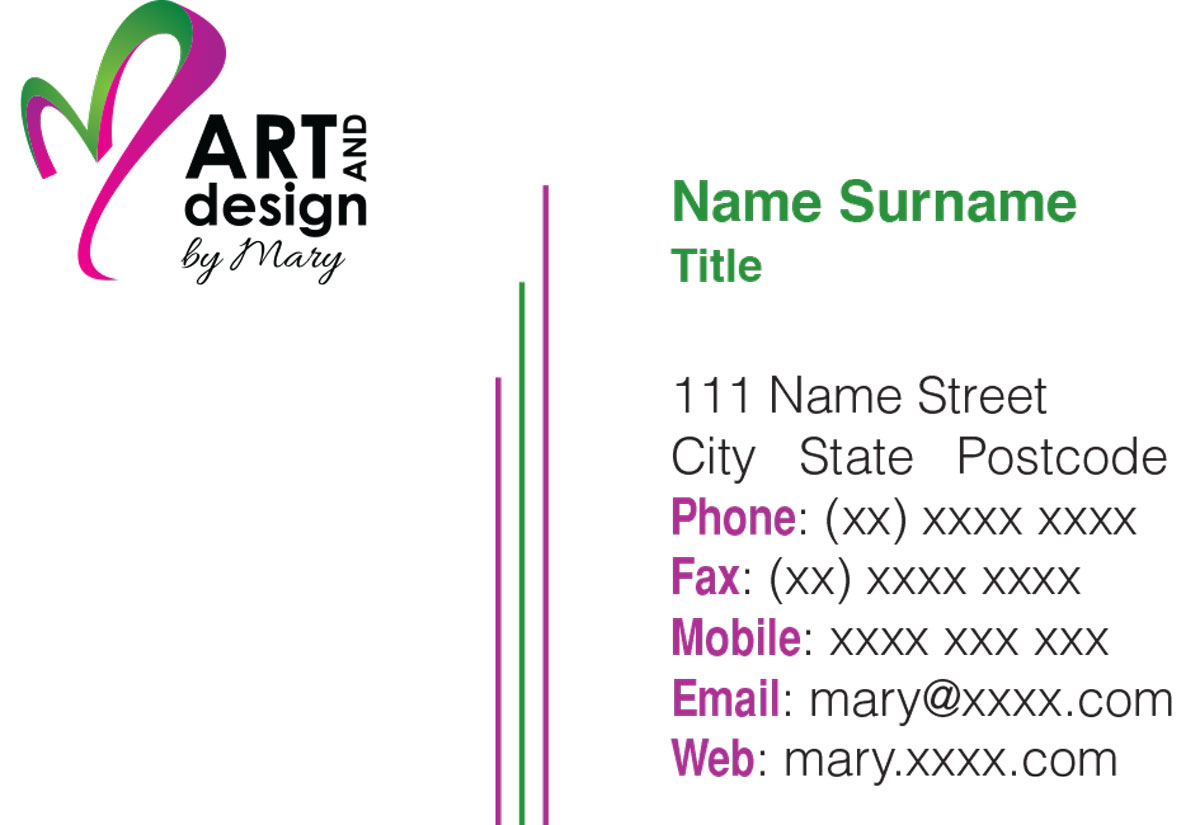 Schreibwaren-Design von echidna für Art and Design by Mary | Design #3824935