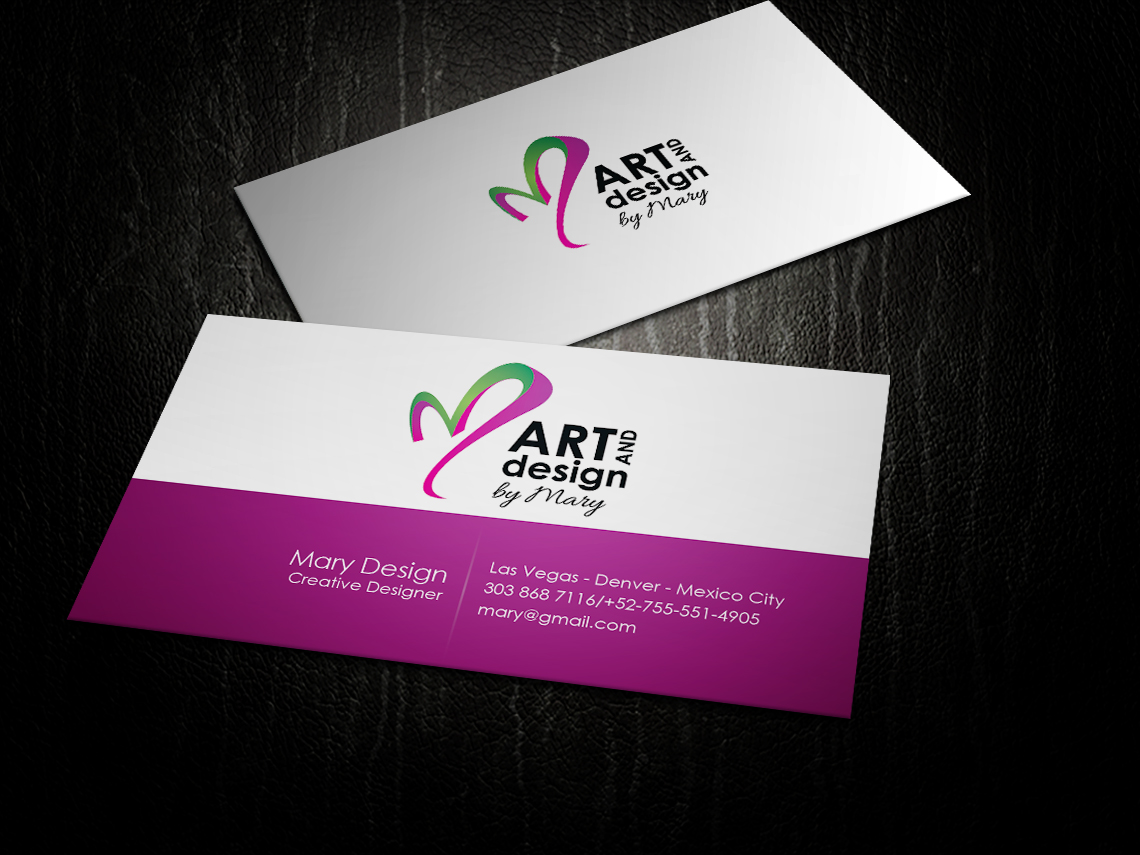 Stationery Design by ASLAM DESIGNER for Art and Design by Mary | Design #3791210