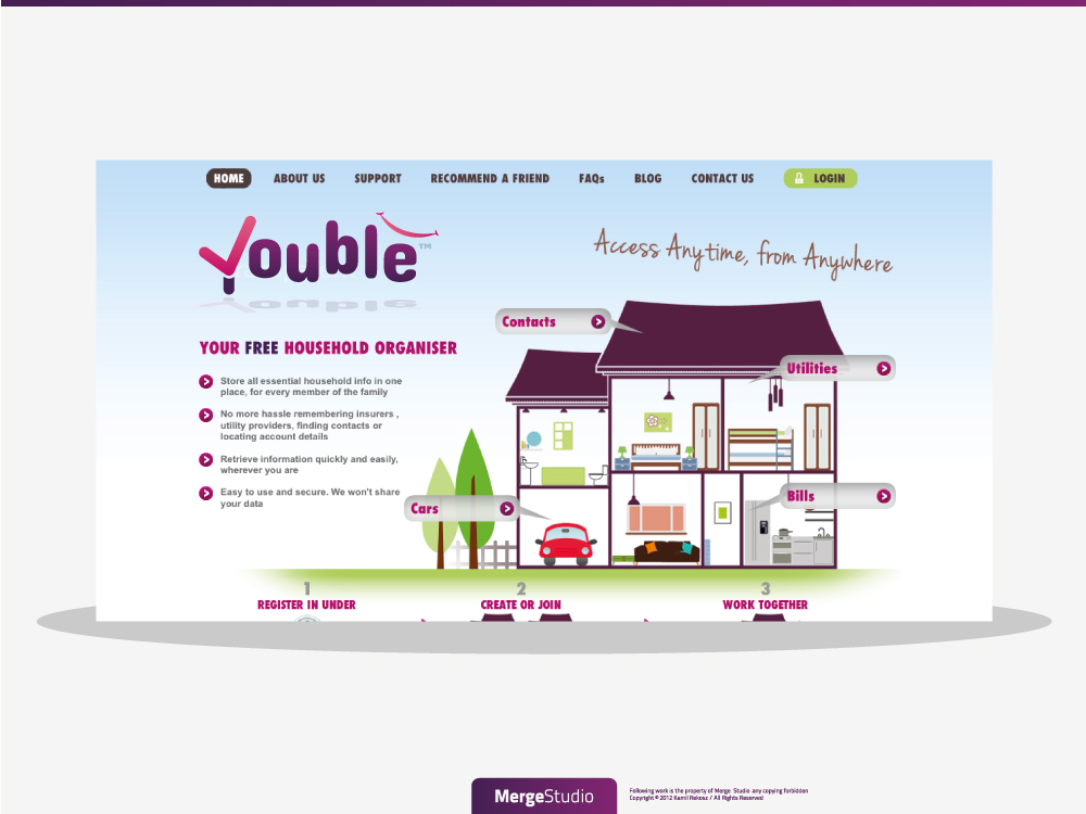 Logo Design by MergeStudio for Youble | Design #1021273
