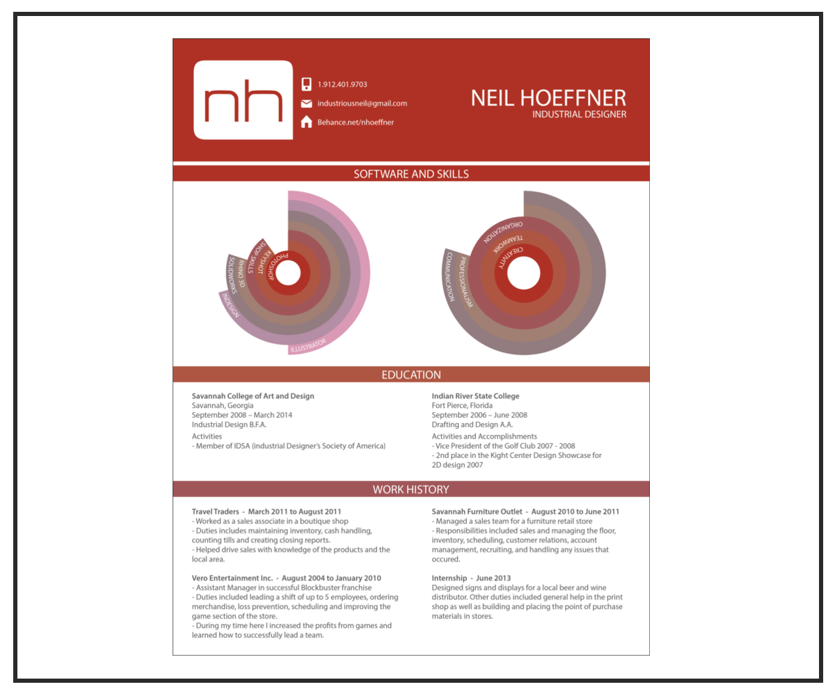 Resume Design by insultr for this project | Design #3820680