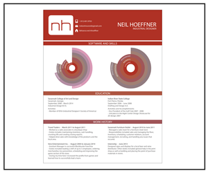Resume Design by insultr for this project | Design: #3820680