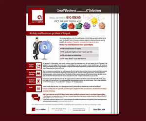Flyer-Design von uk für SquareAlpha | Design #3785684