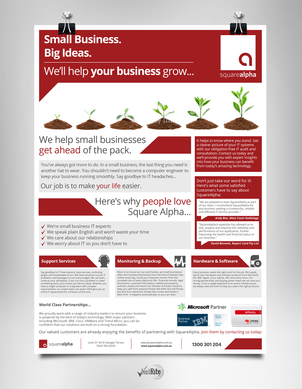 Flyer-Design von NetRite-Design für SquareAlpha | Design #3786607