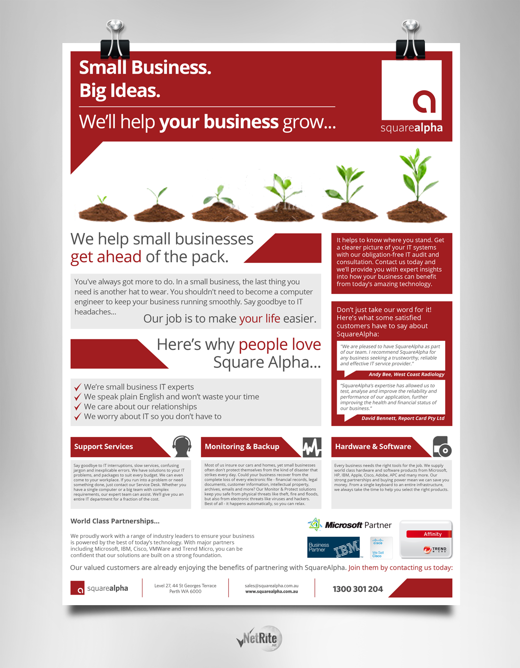 Flyer Design by NetRite-Design for SquareAlpha | Design #3786765