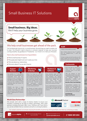 Flyer Design by Sbss for SquareAlpha | Design: #3793304