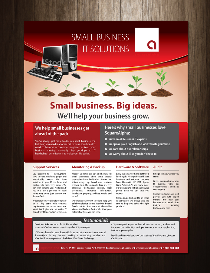 Flyer Design by meet007 for SquareAlpha | Design #3791365