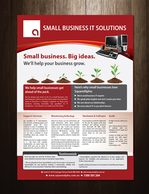 Flyer Design by meet007 for SquareAlpha | Design: #3792907