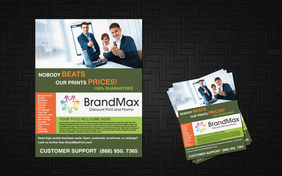 Flyer Design by Dots & Coms for HireInfluence, Inc. | Design #1010677