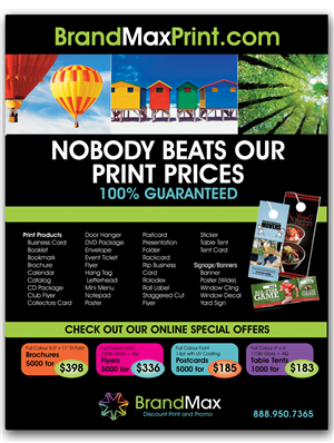 Flyer Design by paperbutterfly for HireInfluence, Inc. | Design: #1018020