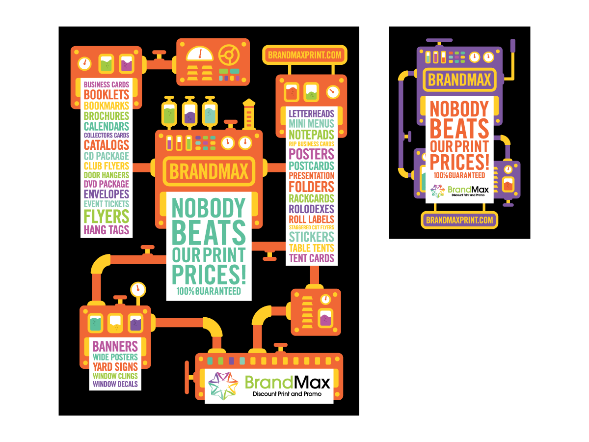 Flyer Design by Stop, Look, Listen, Think. for HireInfluence, Inc. | Design #1005231