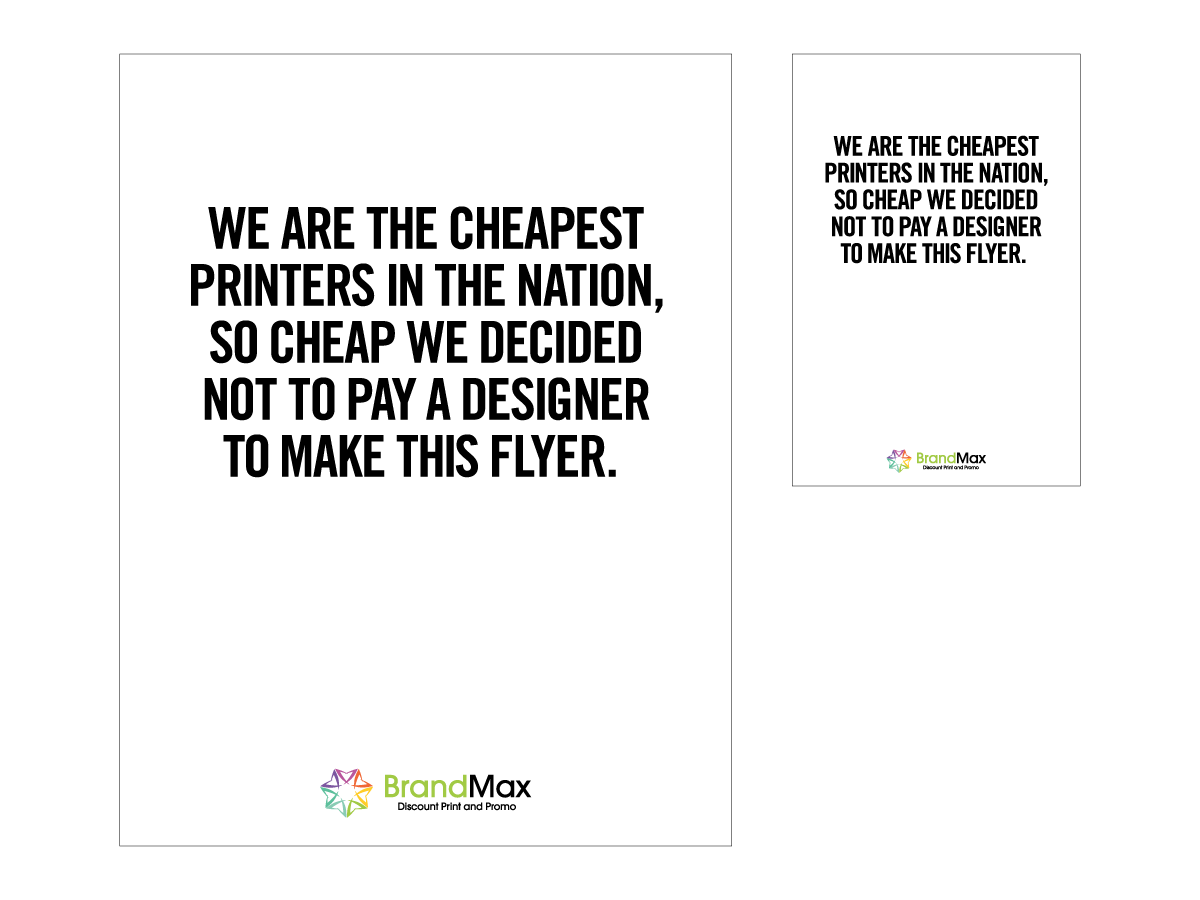 Flyer Design by Stop, Look, Listen, Think. for HireInfluence, Inc. | Design #1005417