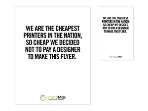 Flyer Design by Stop, Look, Listen, Think. for HireInfluence, Inc. | Design: #1005417
