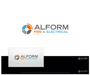 Logo Design by Daniel Caso Design for Alform Fire & Electrical | Design: #3799972