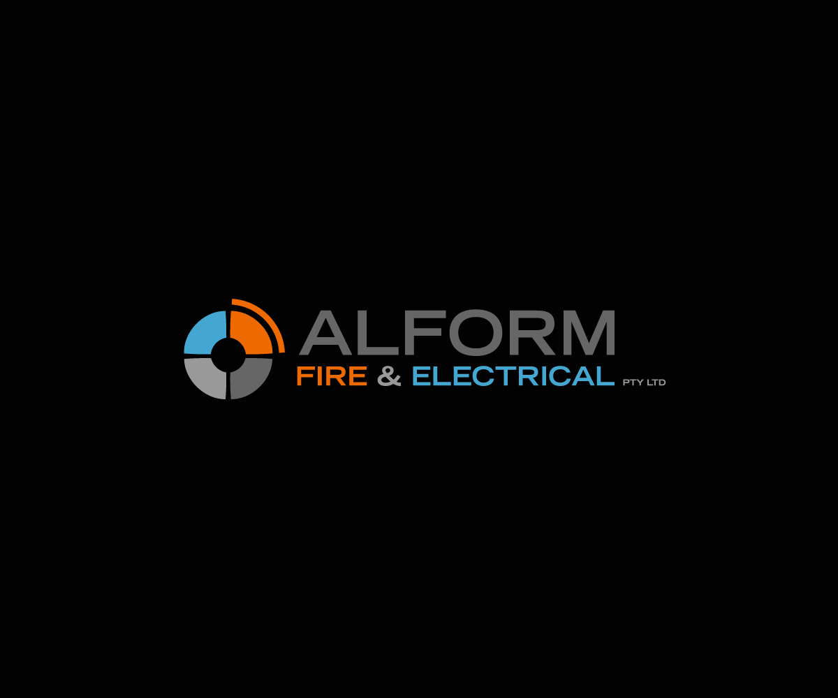 Logo Design by Daniel Caso Design for Alform Fire & Electrical | Design #3821211