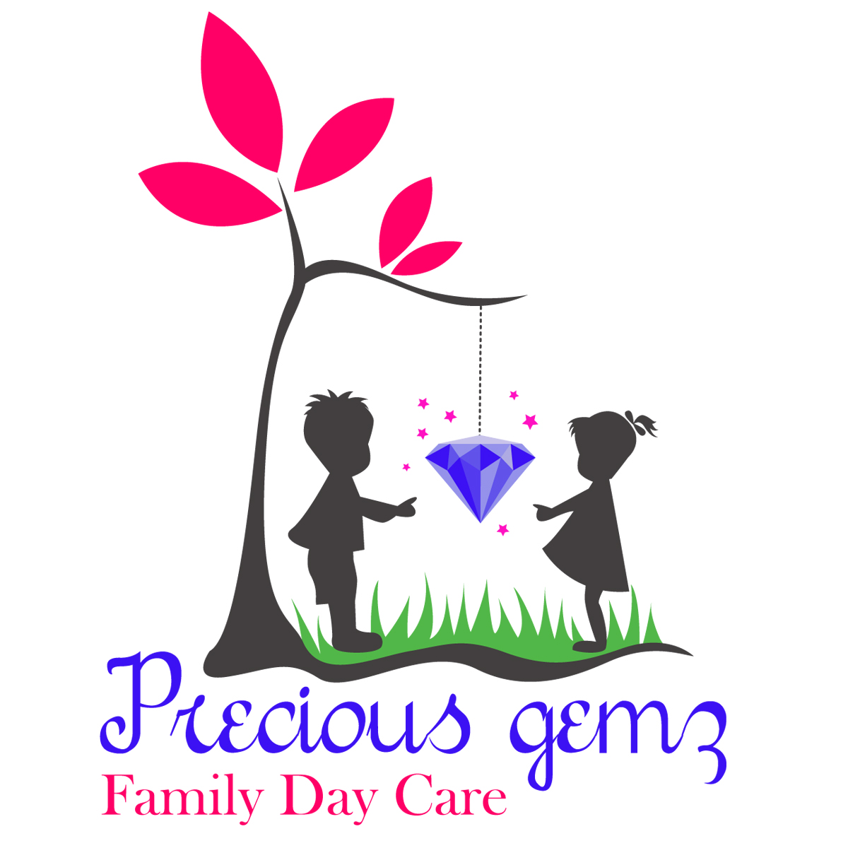 Logo Design by Emily Hamnett for Precious Gemz Family Day Care  | Design #3832459