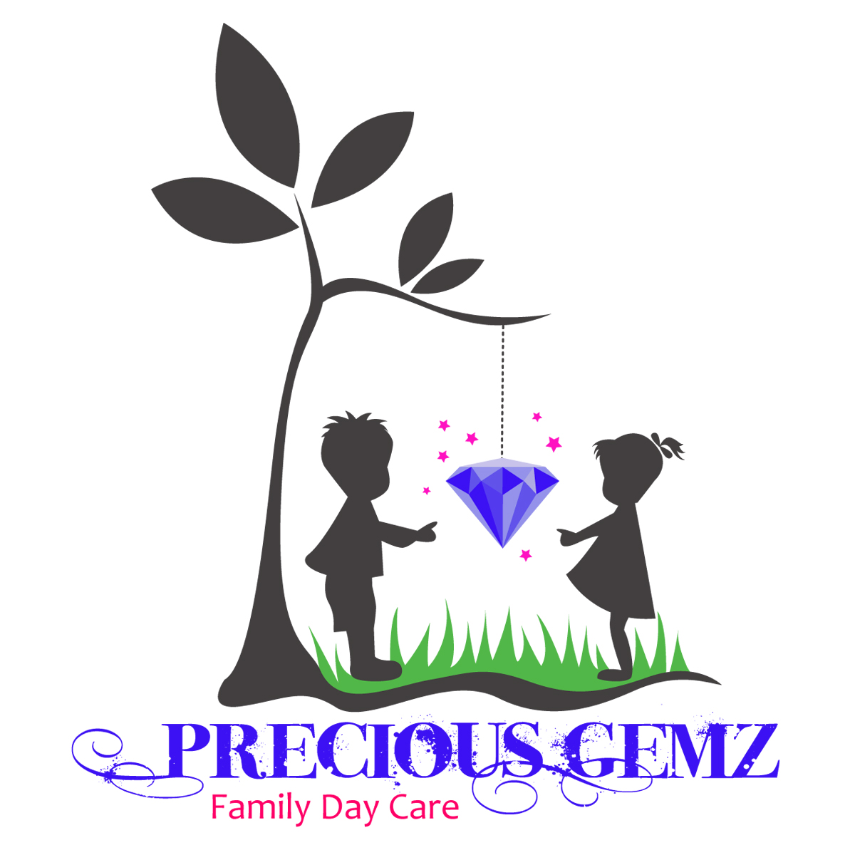 Logo Design by Emily Hamnett for Precious Gemz Family Day Care  | Design #3846915