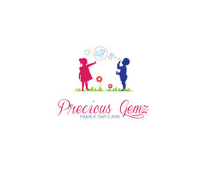 Logo Design by ana000 for Precious Gemz Family Day Care  | Design: #3863379