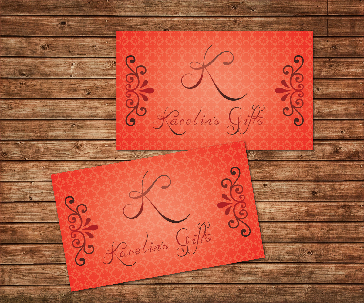 Visitenkarten-Design von Sagar More für Karelin's Gifts | Design #3804997