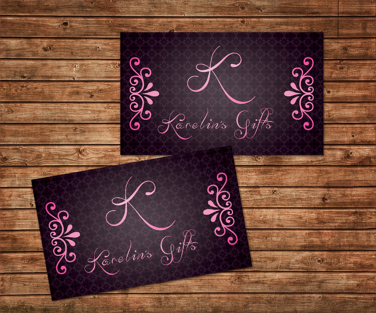 Diseño de Tarjeta de Presentación por Sagar More para Karelin's Gifts | Diseño #3805070