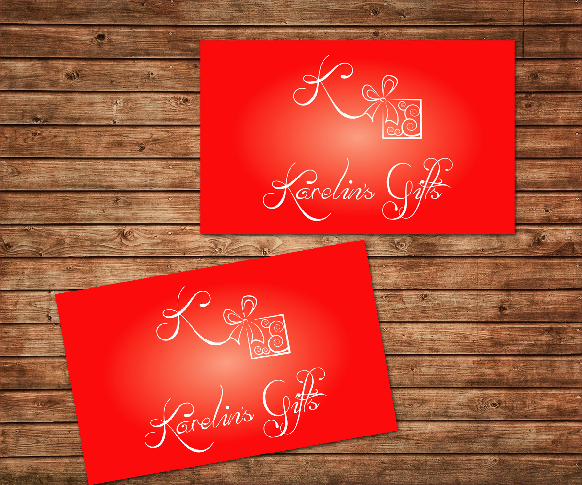 Business Card Design by Sagar More for Karelin's Gifts | Design #3897212