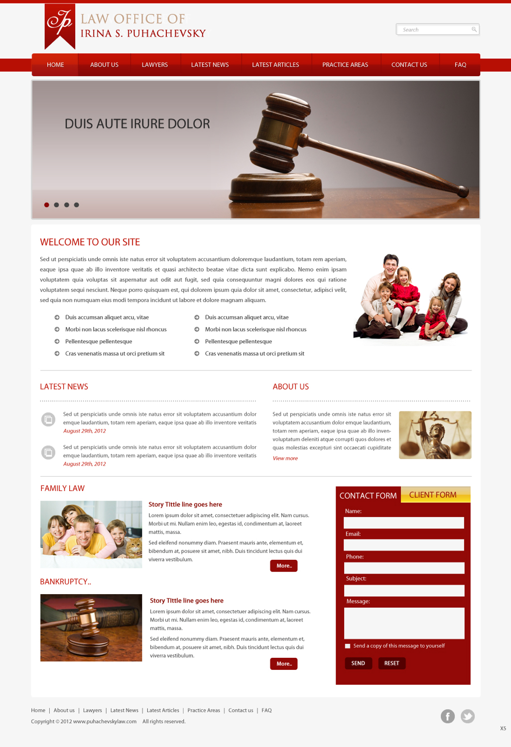Wordpress Design by pb for this project | Design #1039527