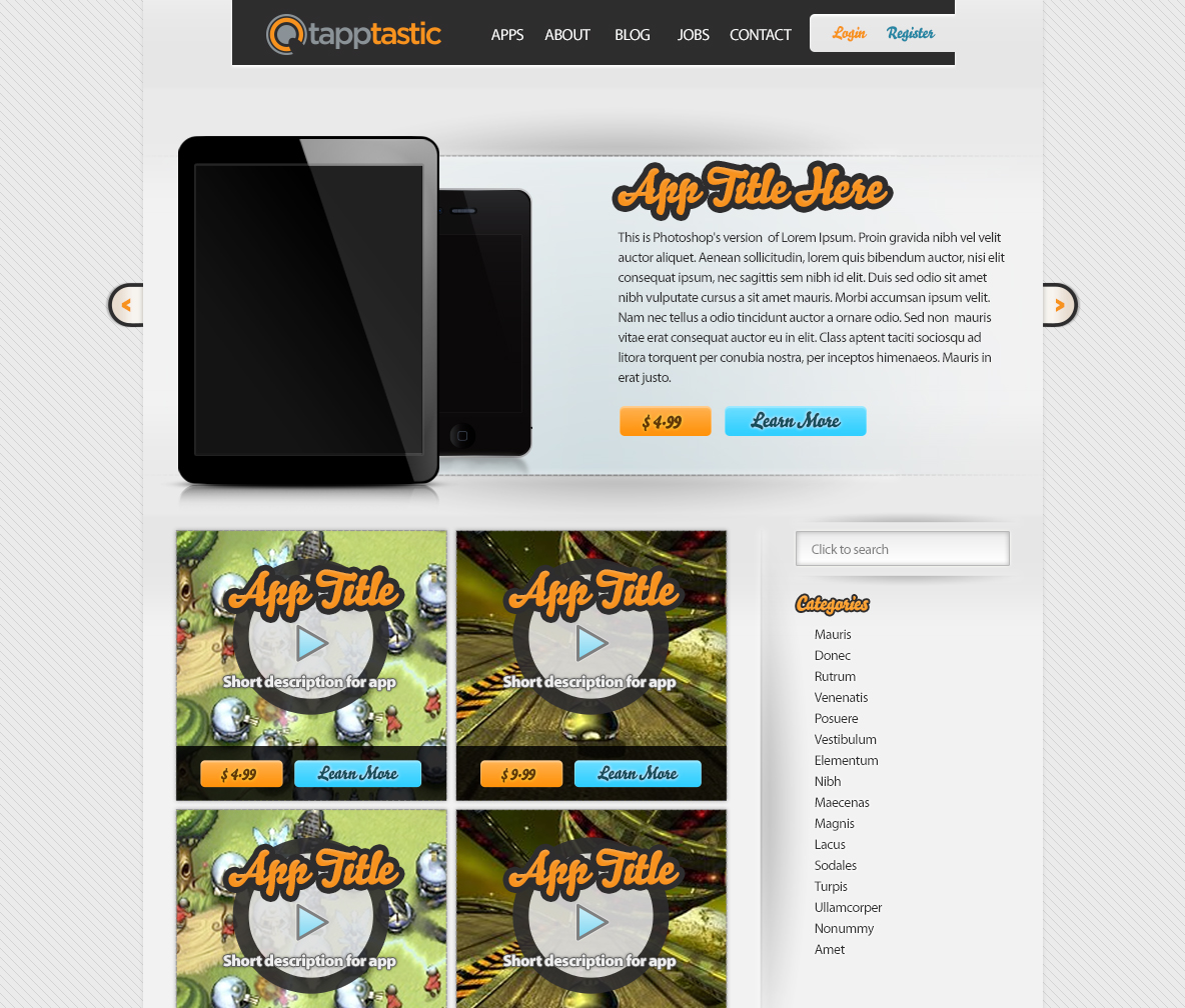 Web Design par Creatives Underground pour Tapptastic LLC | Design #999103