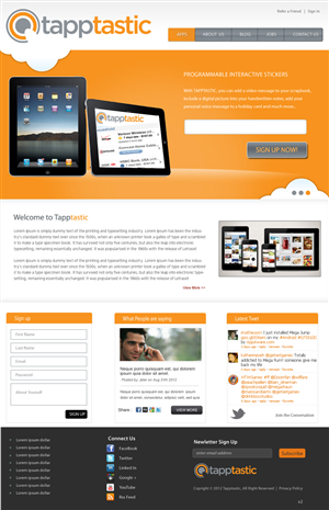 Diseño Web por pb para Tapptastic LLC | Diseño: #1003403