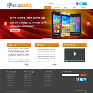 Diseño Web por pb para Tapptastic LLC | Diseño: #1006148