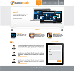 Diseño Web por pb para Tapptastic LLC | Diseño: #1006150